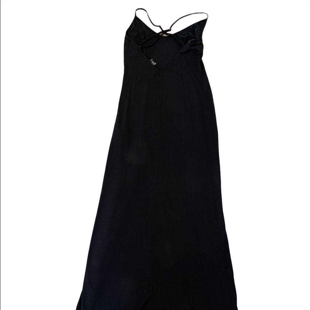 FOREVER 21 Cross Strap 2 Slit Maxi Dress M